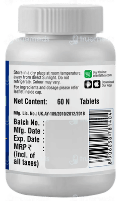 Sri Sri Tattva Liv On 500mg Tablet 60