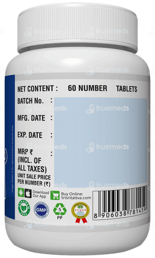 Sri Sri Tattva Oorja 500Mg Tablet 60