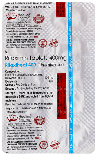 Rifaxiheal 400 Tablet 10