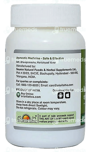 Sri Sri Tattva Amla 500 MG Tablet 60