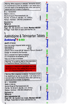 Zeblong T 8/80 Tablet 10