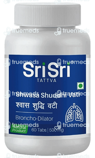 Sri Sri Tattva Shwasa Shuddhi Vati 500 MG Tablet 60