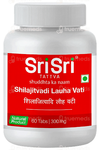 Sri Sri Tattva Shilajitvadi Lauha Vati 300 MG Tablet 60