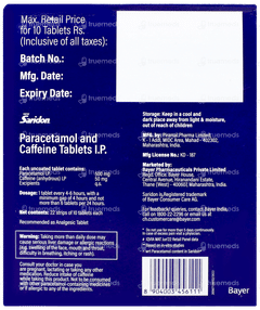 Saridon New Tablet 10