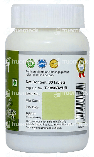 Sri Sri Tattva Shatavari 500 MG Tablet 60