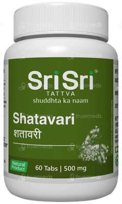 Sri Sri Tattva Shatavari 500Mg Tablet 60 Sri Sri Tattva Shatavari 500Mg Tablet 60