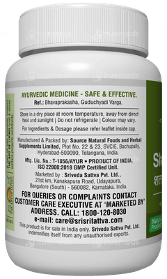 Sri Sri Tattva Shatavari 500Mg Tablet 60