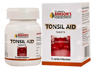 Baksons Tonsil Aid Tablet 75