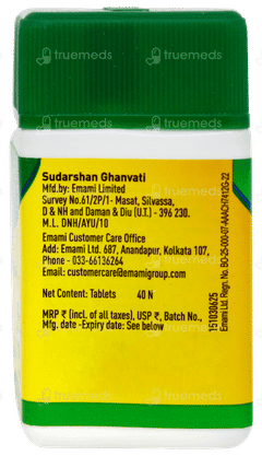 Zandu Sudarshan Ghanvati Tablet 40