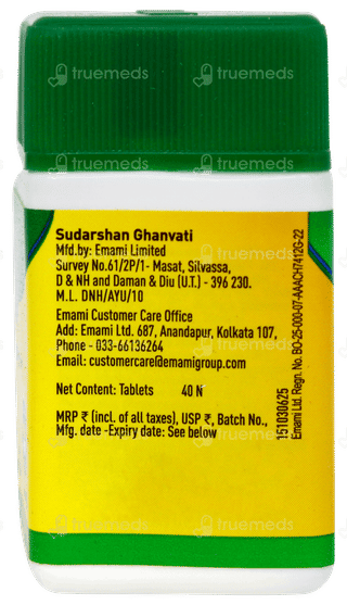 Zandu Sudarshan Ghanvati Tablet 40