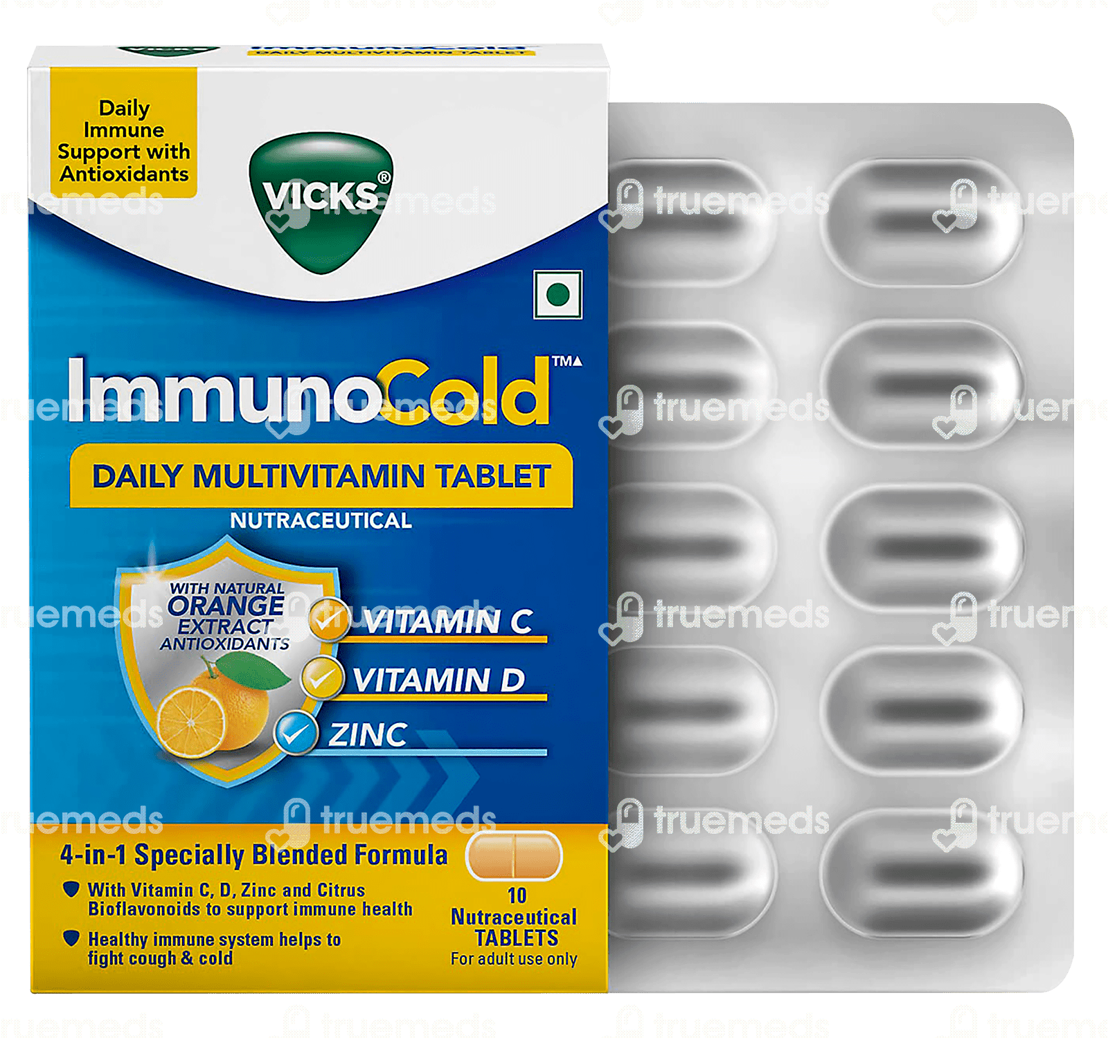 Vicks Immunocold Daily Multivitamin Tablet 10 Uses, Side Effects