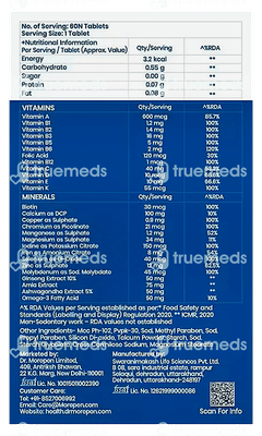 Dr Morepen Multi Vitamin Men Tablet 60