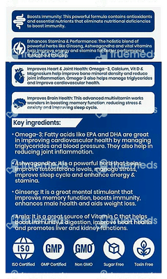 Dr Morepen Multi Vitamin Men Tablet 60