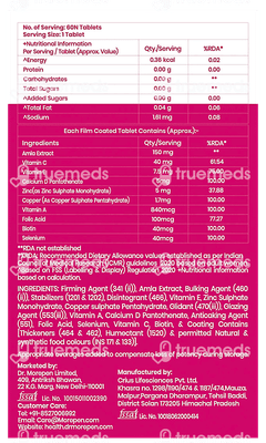 Dr Morepen Biotin+ Advanced Tablet 60