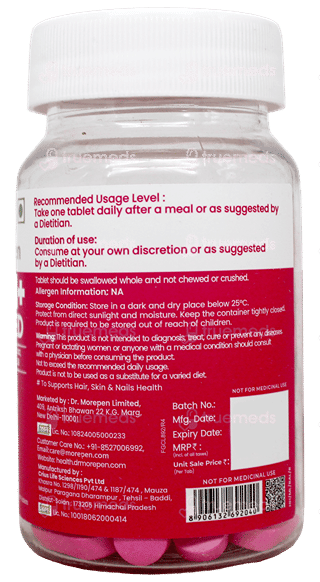 Dr Morepen Biotin+ Advanced Tablet 60