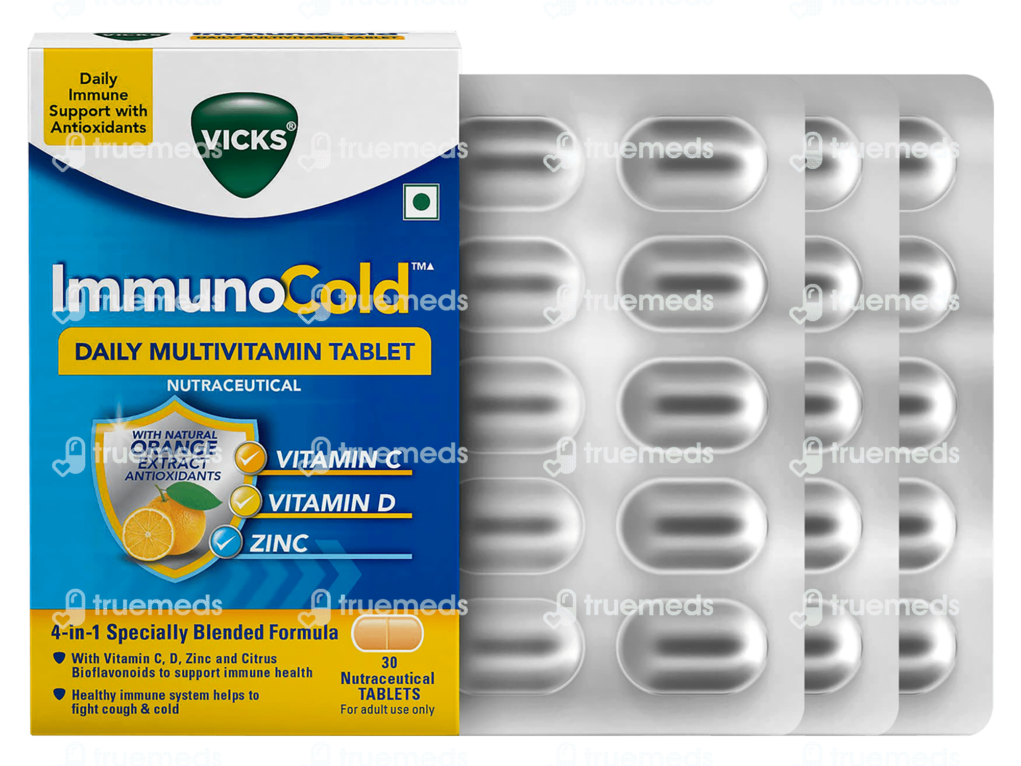 Vicks Immunocold Daily Multivitamin Tablet 30 Uses, Side Effects