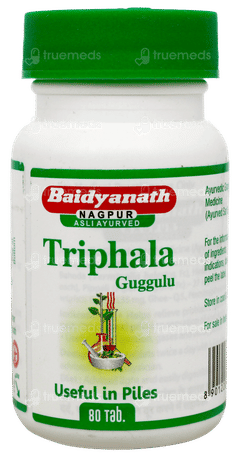 Baidyanath Triphala Guggulu Tablet 80 Baidyanath Triphala Guggulu Tablet 80
