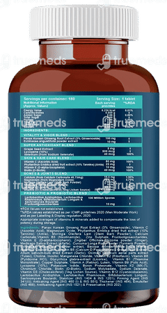 Carbamide Forte Multivitamin With Probiotics & Ginseng Tablet 180