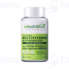 Health Veda Organics Multivitamin With Probiotics Tablet 120 Health Veda Organics Multivitamin With Probiotics Tablet 120