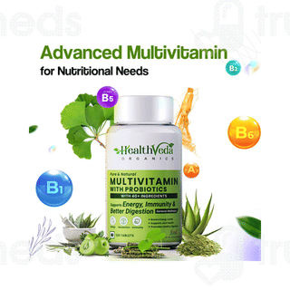 Health Veda Organics Multivitamin With Probiotics Tablet 120