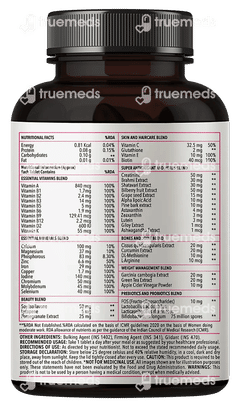 Zingavita Multi Vitamins Women With 48 Vitamins Iron And Herbs Tablet 120