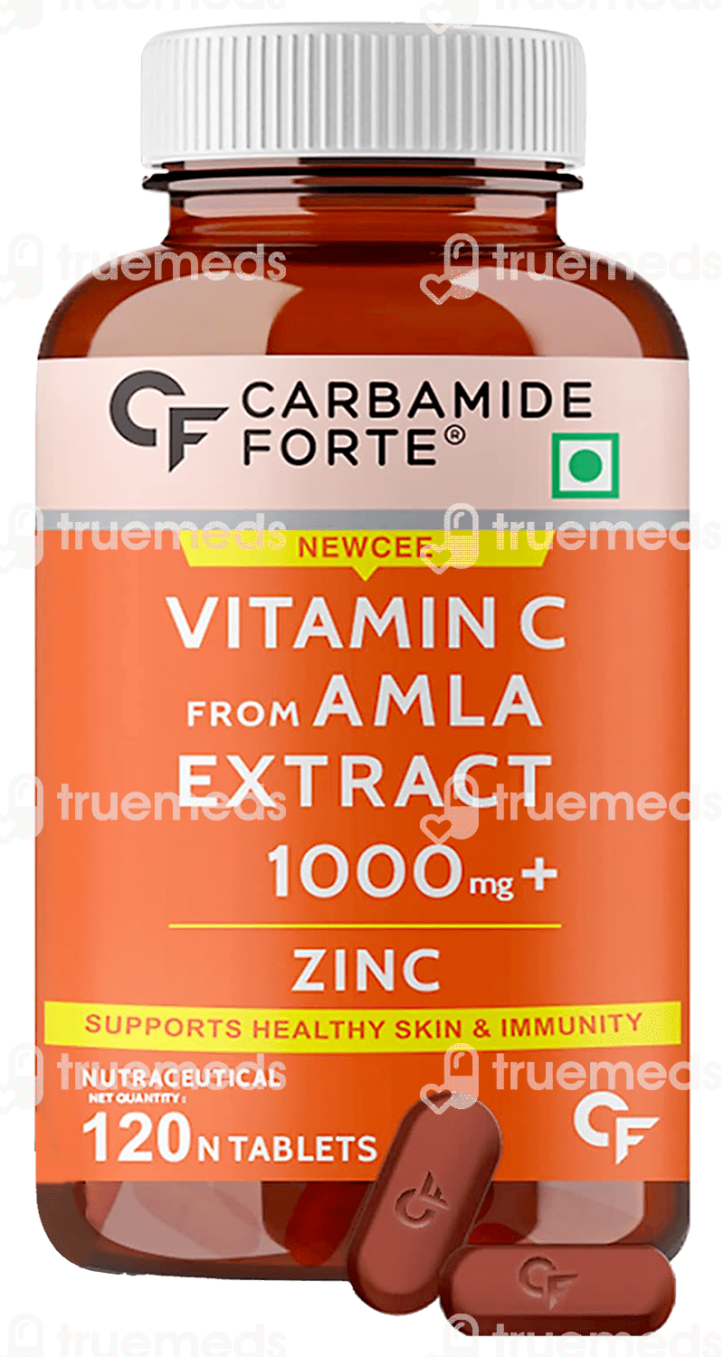 Carbamide Forte Vitamin C Zinc Tablet 120 Uses, Side Effects, Dosage