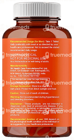 Carbamide Forte Vitamin C From Amla Extract 1000mg + Zinc Tablet 120