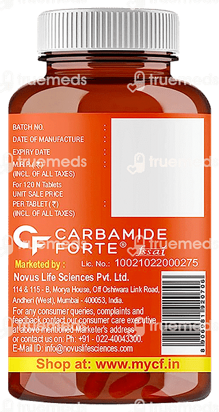 Carbamide Forte Vitamin C + Zinc Tablet 120