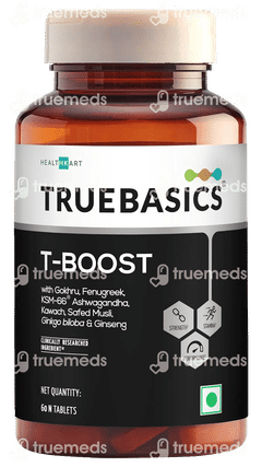 Truebasics T-boost Testosterone Supplement Tablet 60