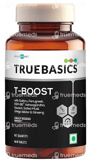 Truebasics T-boost Testosterone Supplement Tablet 60