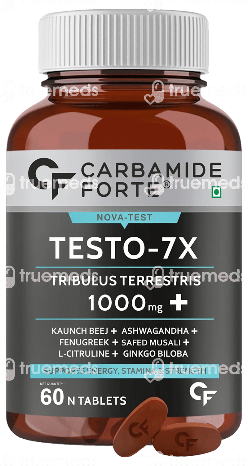 Carbamide Forte Testo 7x Tablet 60 Uses, Side Effects, Dosage, Price