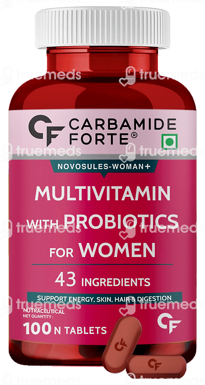 Carbamide Forte Multivitamins For Women With Probiotics Tablet 100