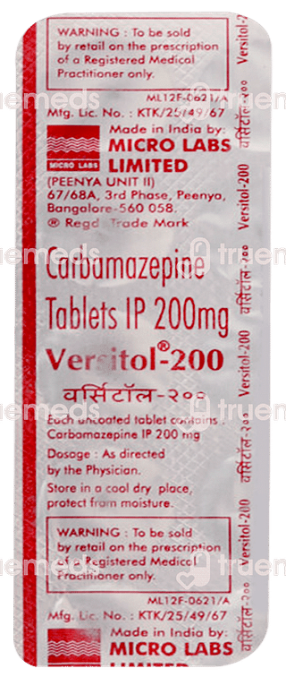 Versitol 200 MG Tablet 10