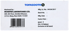 Tofasooth 5 Tablet 10 Tofasooth 5 Tablet 10