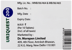 Uriquest 200 Tablet 10