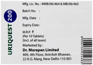 Uriquest 200 Tablet 10