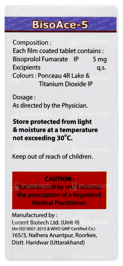 Bisoace 5 Tablet 10