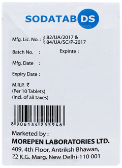 Sodatab Ds Tablet 10