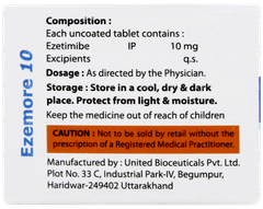 Ezemore 10 Tablet 10 Ezemore 10 Tablet 10