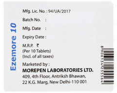 Ezemore 10 Tablet 10 Ezemore 10 Tablet 10
