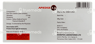 Apiedge 2.5 Tablet 10