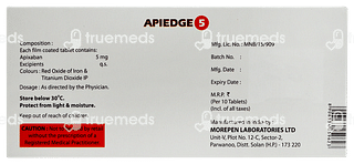 Apiedge 5 Tablet 10