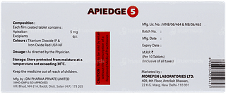 Apiedge 5 Tablet 10