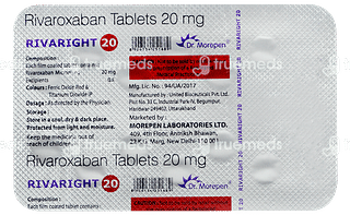 Rivaright 20 MG Tablet 14