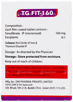 Tg Fit 160 Tablet 10