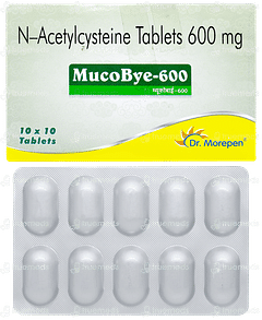 Mucobye 600 Tablet 10