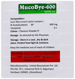 Mucobye 600 Tablet 10