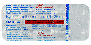 Hzd 25 MG Tablet 10