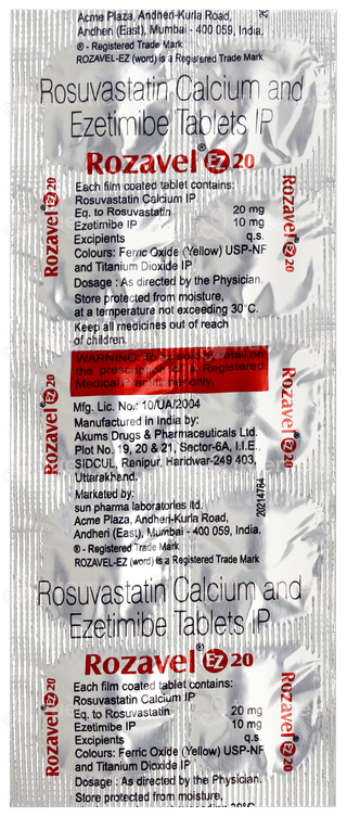 Rozavel Ez 20 Tablet 10