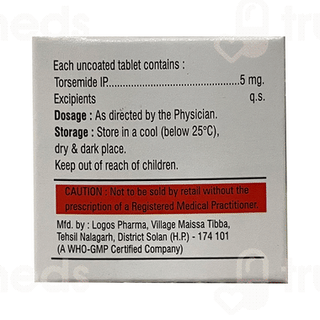Tordema 5 MG Tablet 15